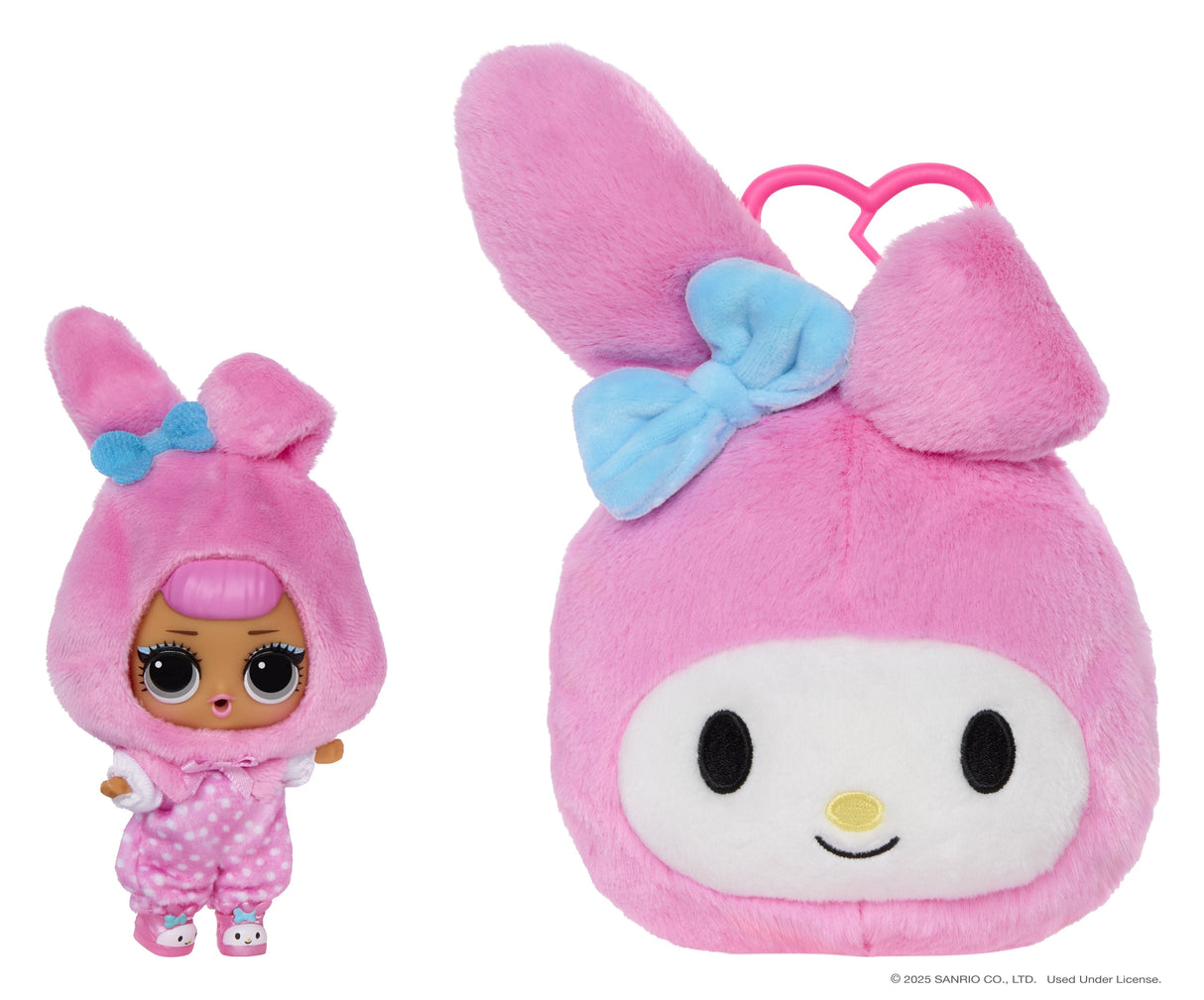 Mga Entretenimiento L.O.L. Surprise Loves Hello Kitty Peluche Reversible, Figura De Juguete Artículos Surtidos, Una Figura 249962-Euc