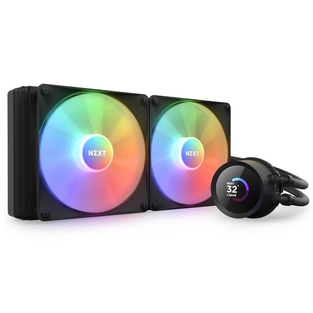 Nzxt Kraken 280 Rgb Procesador Sistema De Refrigeración Líquida Todo En Uno 14 Cm Negro 1 Pieza(S)