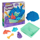 Spin Master Kinetic Sand - Sandbox Set Azul, Arena De Juego 454 Gramos De Arena