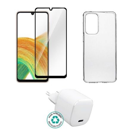 EAN 5715063212004 - eSTUFF ES-KIT-SAMGALA335G cargador de dispositivo móvil Teléfono móvil Transparente, Blanco Corriente alt imagen 1