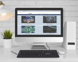 Teclado Inglés Manhattan 179324 Usb Qwerty Negro