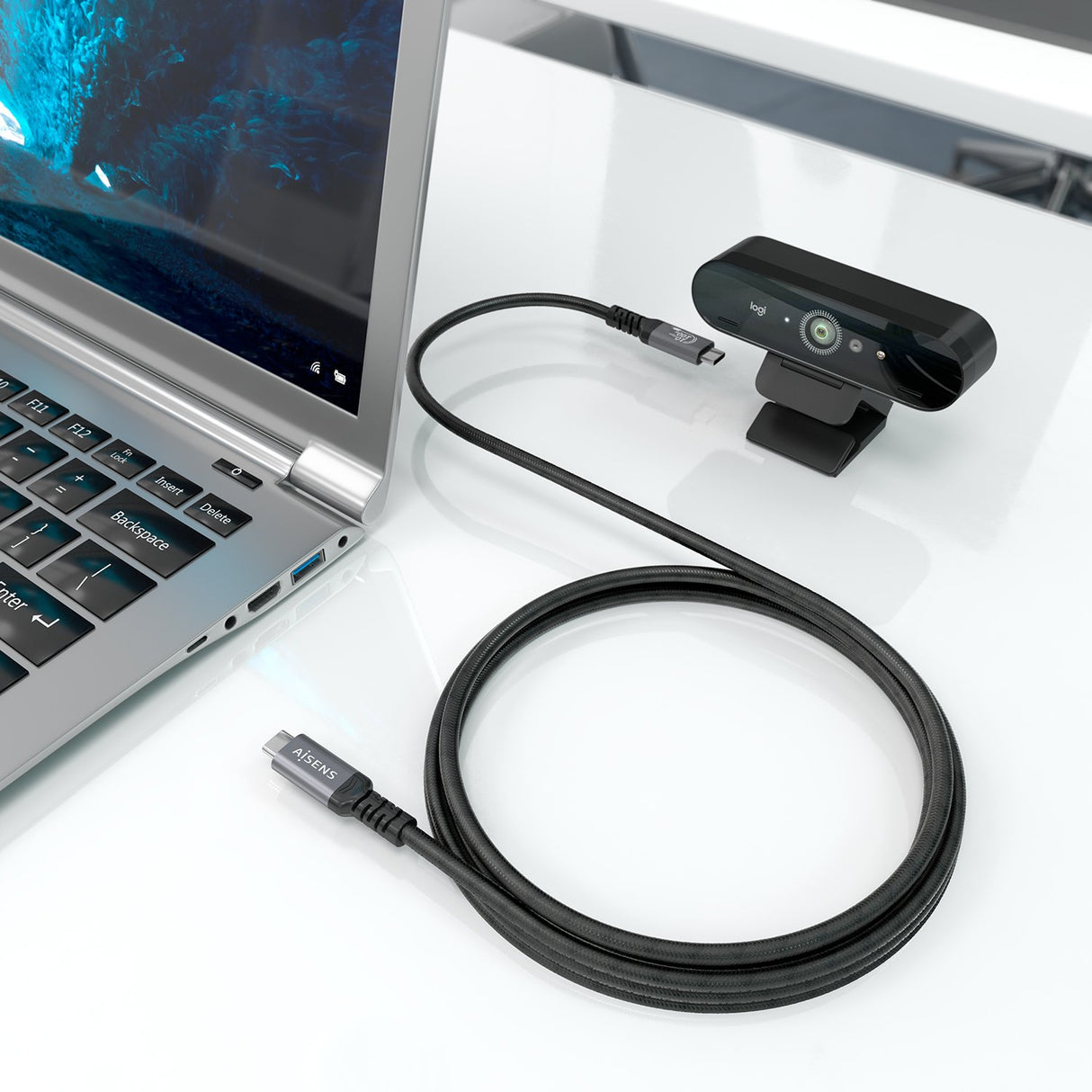 EAN 8435739904527 - AISENS A107-0990 cable USB USB 3.2 Gen 2 (3.1 Gen 2) 5 m USB C 20 Gbit/s imagen 4