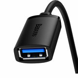 Baseus Airjoy Series Usb 3.0 Extension Cable 1m, Black (B00631103111-00)