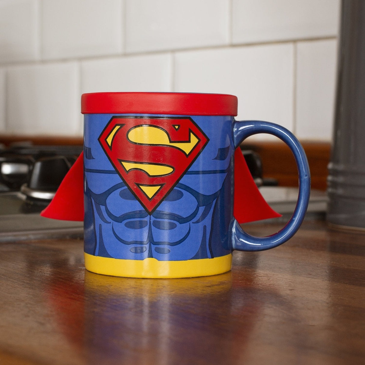Thumbsup! Taza Con Capa "Superman"