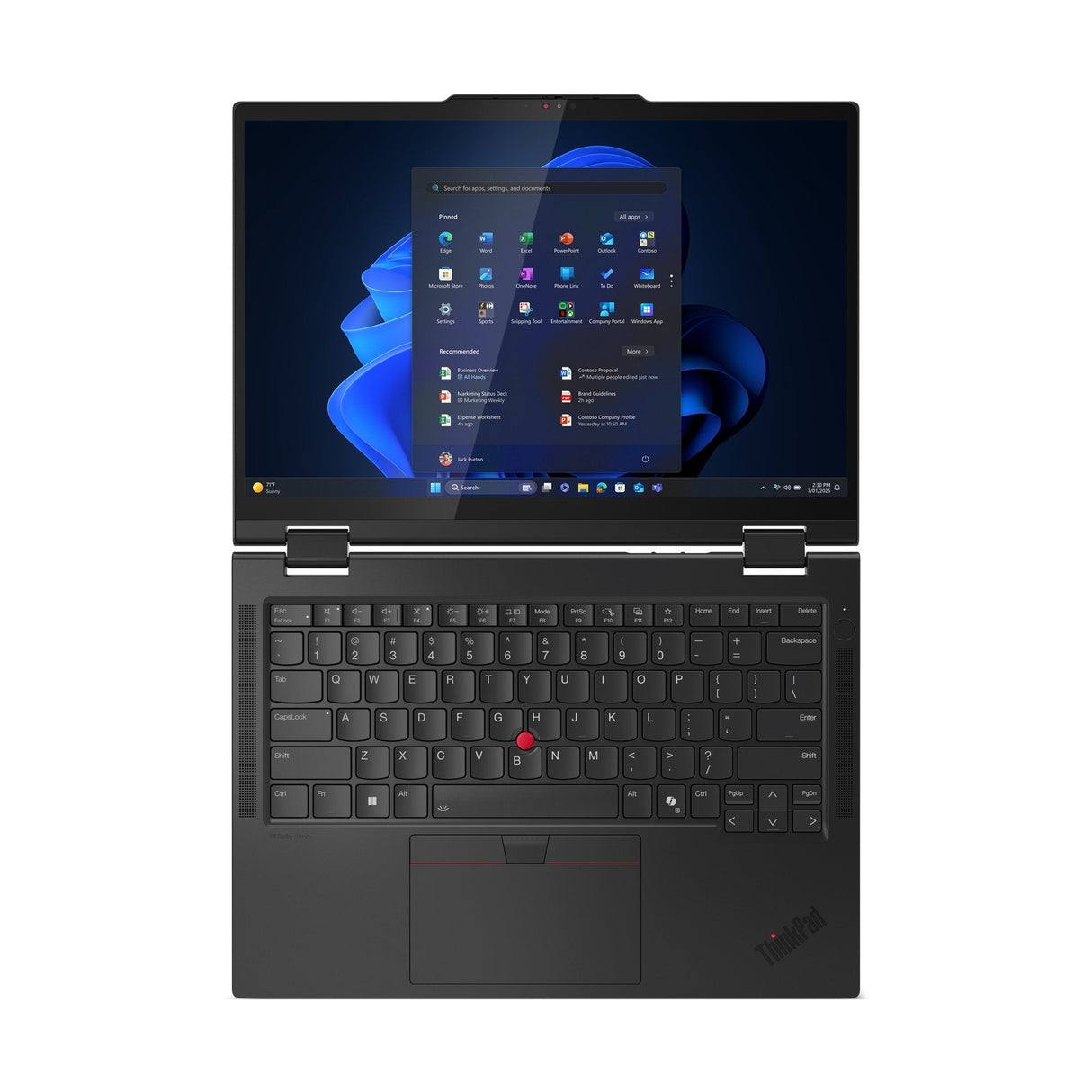 Lenovo Thinkpad T14s 2-En-1 G1 (21r3001wge), Portátil Negro, Intel® Core Ultra 5 225u, Intel® Graphics, 16 Gb Lpddr5x, 512 Gb (512 Gb Ssd), Windows 11 Pro 21r3001wge