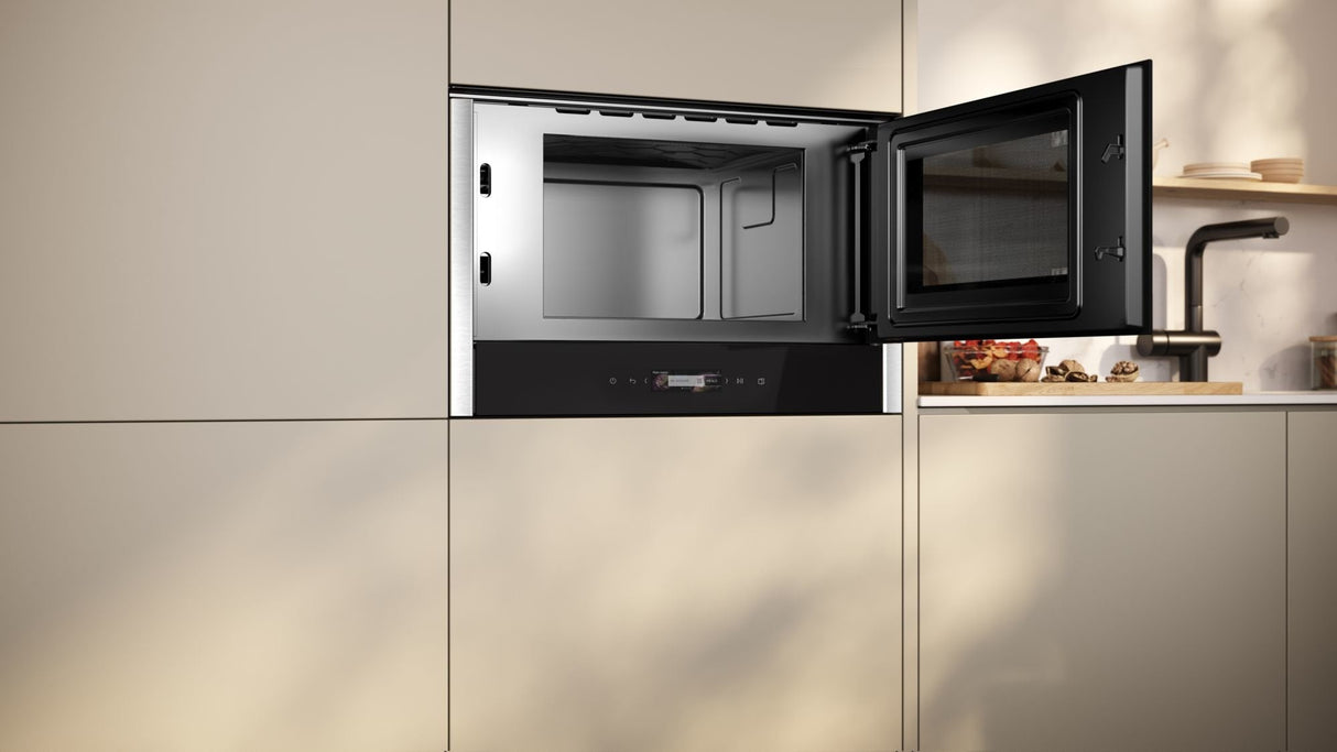 Microondas Neff Nr4wr21n1 Negro/Acero Fino