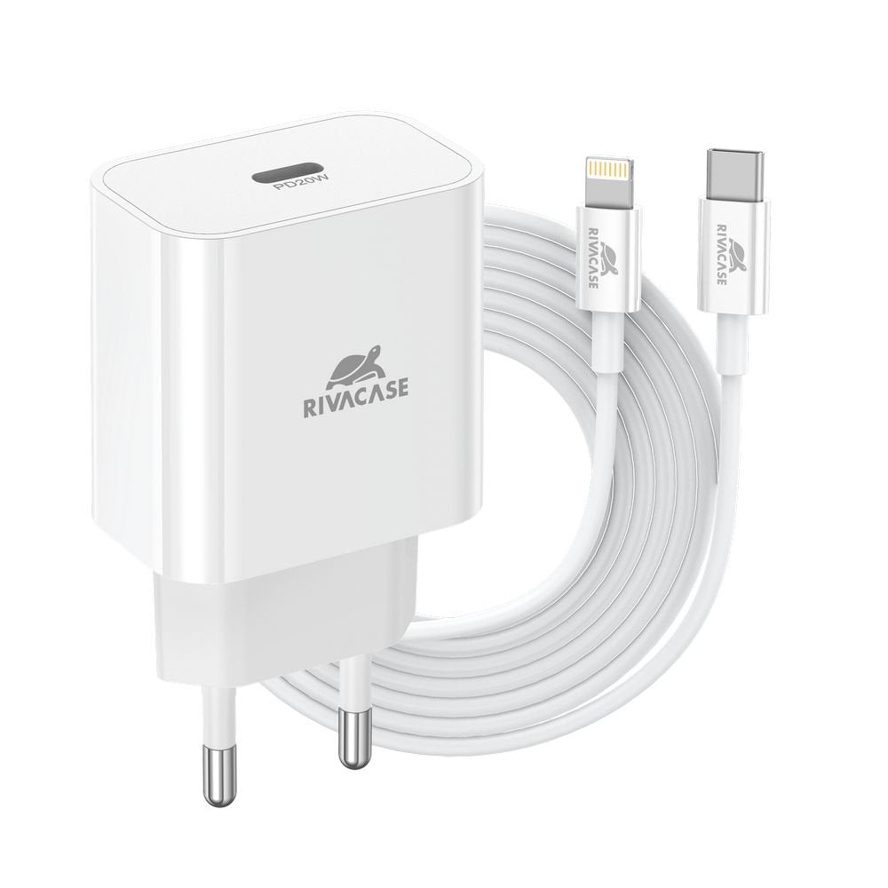 Cargador Móvil Pared Blanco Ps4101 Wd5 Rivacase