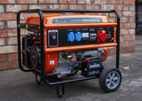 Extralink Ex.30714 Motor-Generador 7000 W 25 L Gasolina Negro, Naranja