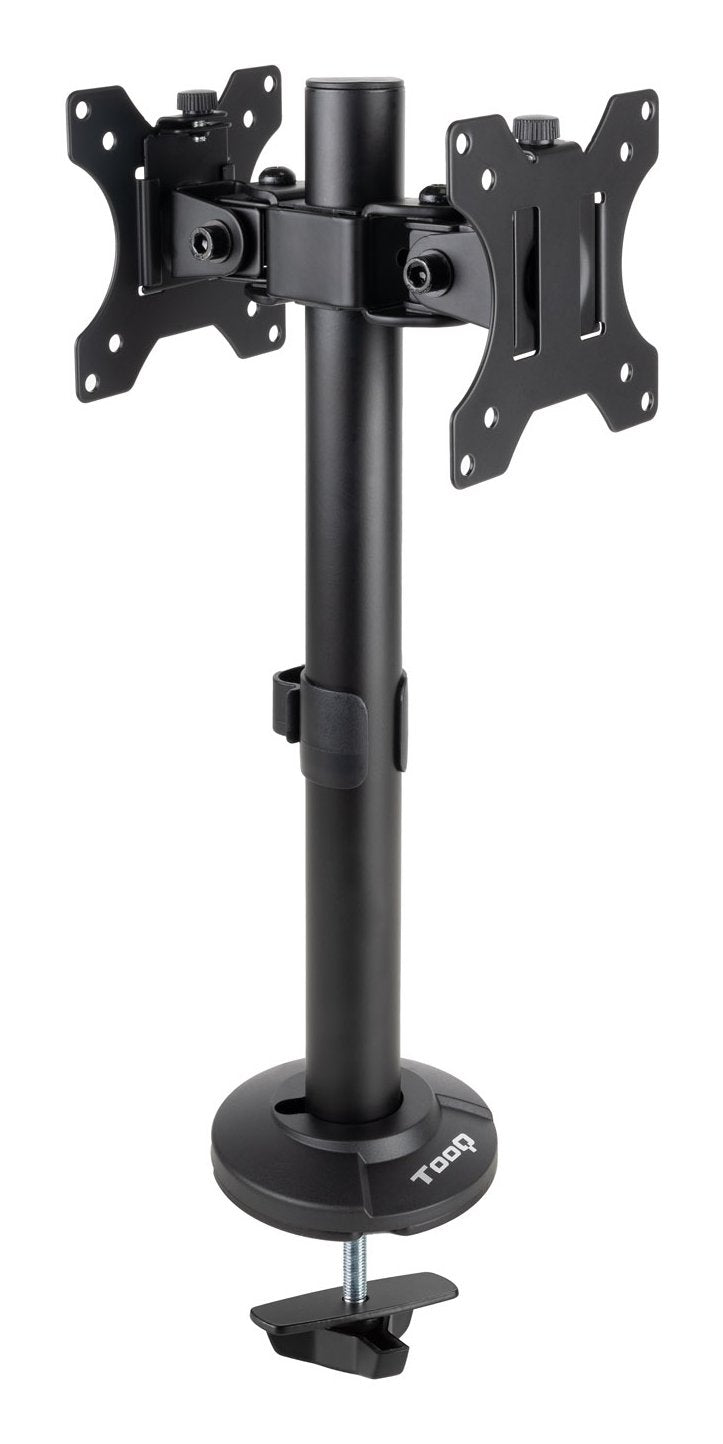 Soporte Mesa 2 Pantallas Gira Incli 17-32 Negro