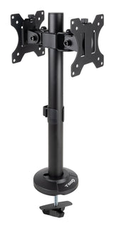 Soporte Mesa 2 Pantallas Gira Incli 17-32 Negro