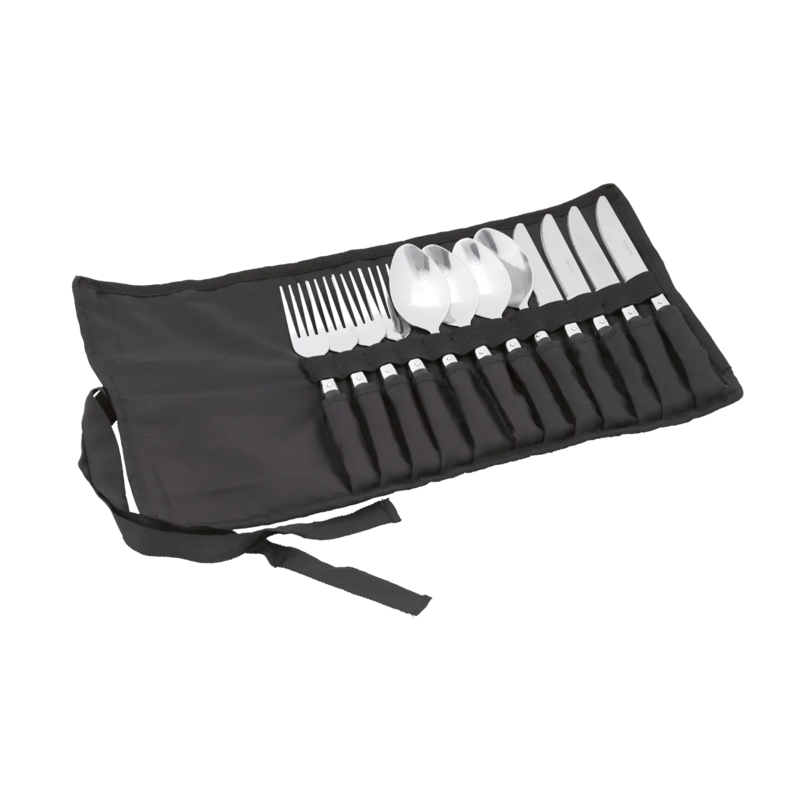 Easy Camp Family Cutlery For 4 People ( Knives, 4 Forks, 4 Spoons, Storage Bag)
