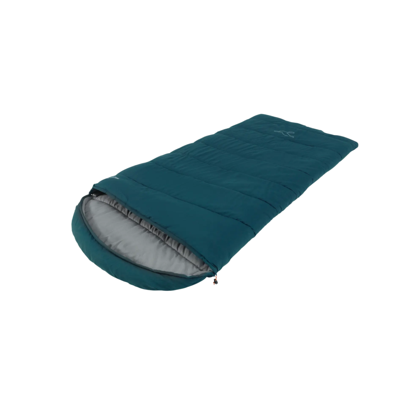 Easy Camp Raven I Square Xl 5°C Sleeping Bag, Left Zipper, Blue