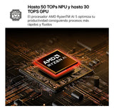 EAN 8806096467008 - LG Gram 15Z80T AMD Ryzen AI 5 340 Portátil 38,1 cm (15") Full HD 16 GB LPDDR5x-SDRAM 512 GB SSD Wi-Fi 6E  imagen 8