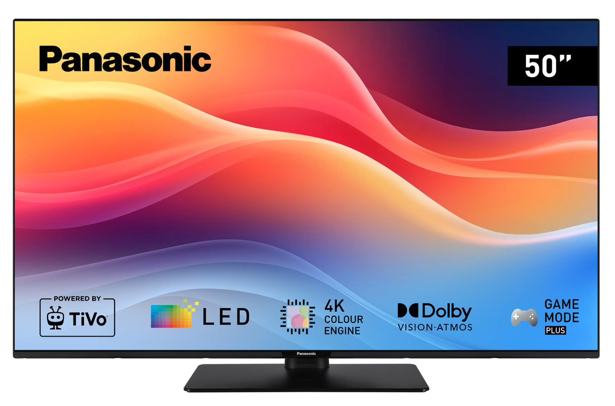 127,0cm 50" (3840x2160) Panasonic Tb-50w61a 16:9 4k Led Tivo Dolby Vision Dolby Atmos