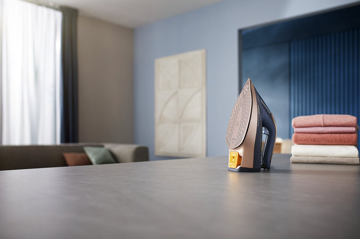 EAN 8720389004681 - Philips DST8050/20 plancha Plancha a vapor Suela SteamGlide Elite 3000 W Azul imagen 10