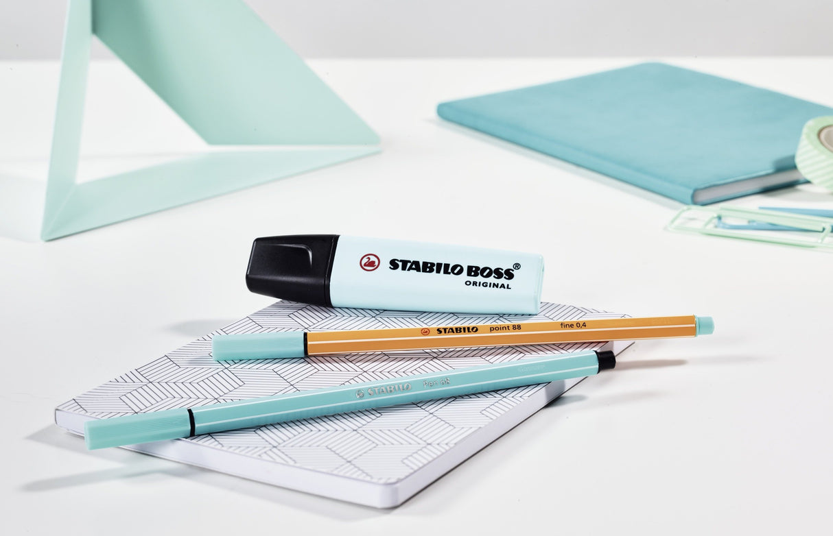 EAN 4006381492867 - STABILO Boss Original Pastel marcador 4 pieza(s) Punta de cincel Lila, Menta, Rosa, Turquesa imagen 9