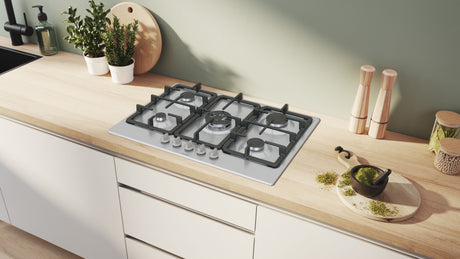 EAN 4242005473670 - Bosch Serie 4 PGQ7B5K90 hobs Acero inoxidable Integrado 75 cm Encimera de gas 5 zona(s) imagen 5
