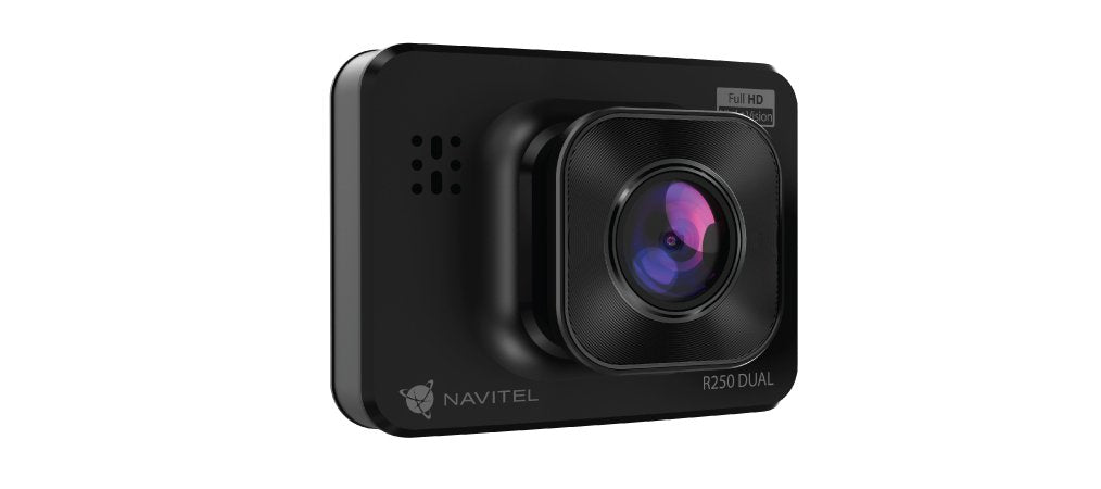 Dashcam Dual Navitel R250 Con Cámara Retrovisor Adicional