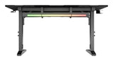 Mesa Gaming Genesis Holm Modular 140 Rgb Negro 140x75 Cm