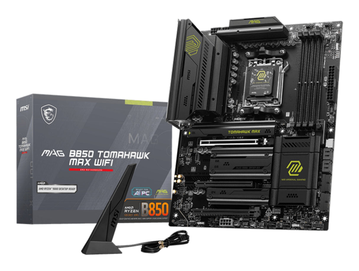 EAN 4711377290623 - MSI MAG B850 TOMAHAWK MAX WIFI placa base AMD B850 Zócalo AM5 ATX imagen 1