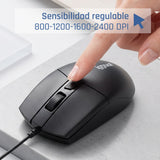 EAN 8435364320440 - iggual COM-BUSINESS2-2400DPI ratón Hogar Ambidextro USB tipo A imagen 3