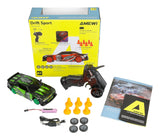 Amewi Drift Sport Muscle Car 4wd 1:24 Rtr Verde 6+