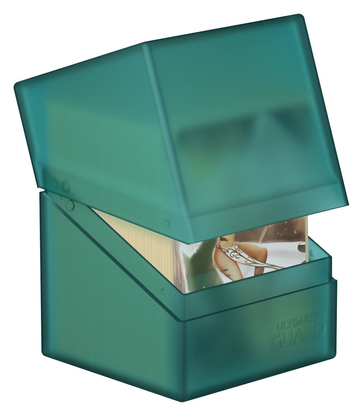 Caja De Cartas Ultimate Guard 100+ Tamaño Estándar Malachite