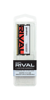 EAN 5908267913802 - Goodram SODIMM DDR5 2x32GB 5600MHz CL40 DR RIVAL módulo de memoria 64 GB 5600 MT/s 262-pin SO-DIMM imagen 1