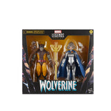 Set Figuras Hasbro Marvel Legends Series Lobezno Vs. Lilandra Neramani