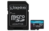 EAN 0740617301045 - Kingston Technology Canvas Go! Plus MicroSD UHS-I Clase 10 imagen 1