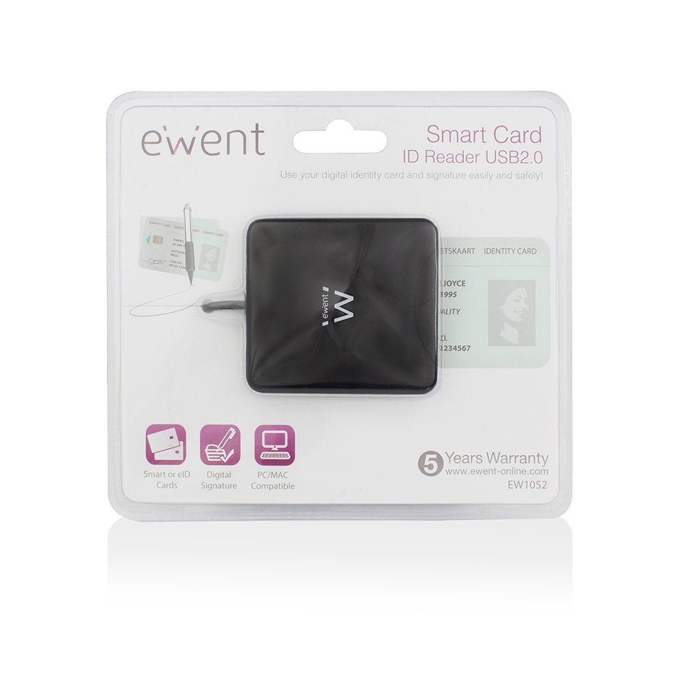 EAN 8054392610387 - Ewent EW1052 lector de tarjeta inteligente USB USB 2.0 Negro imagen 4