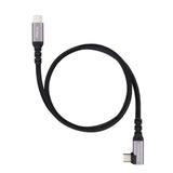 Cable Usb-C Acodado M/M 3.2 Gen2 100w 4k/60hz 2 M