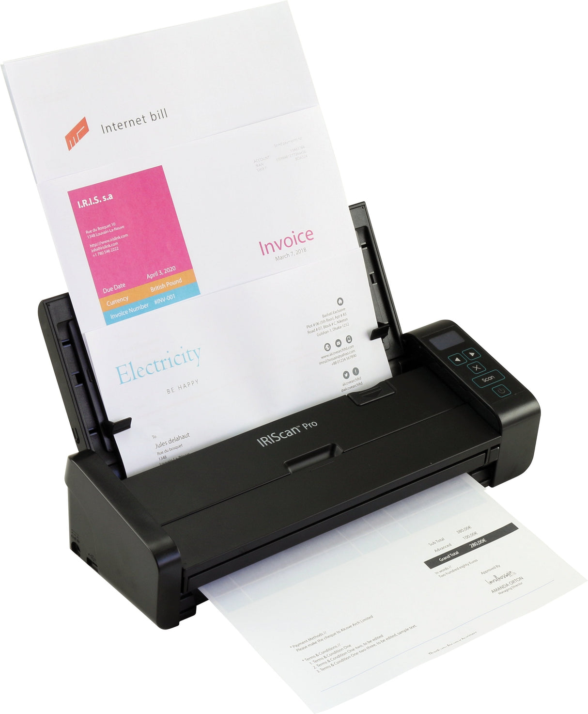 Escaner Iris Iriscan Pro 5 - 23ppm  Iriscan Pro 5, Cis, 23 Ppm, 27 - 413 G/M², 24-Bit, Twain/Wia, Usb 2.0