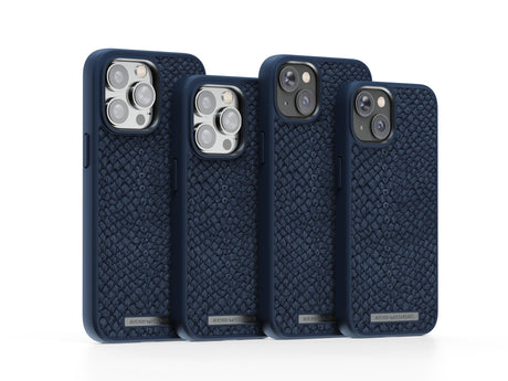 EAN 8720574620559 - Njord byELEMENTS Salmon Leather Magsafe funda para teléfono móvil 15,5 cm (6.1") Azul imagen 14