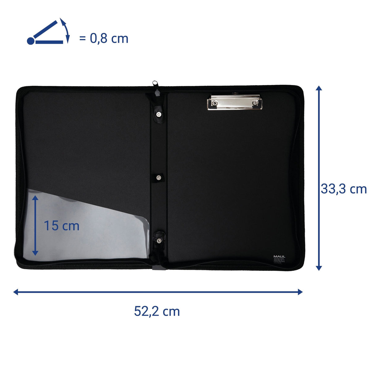 EAN 4002390081061 - MAUL 2361390 carpeta Plástico Negro A4 imagen 11
