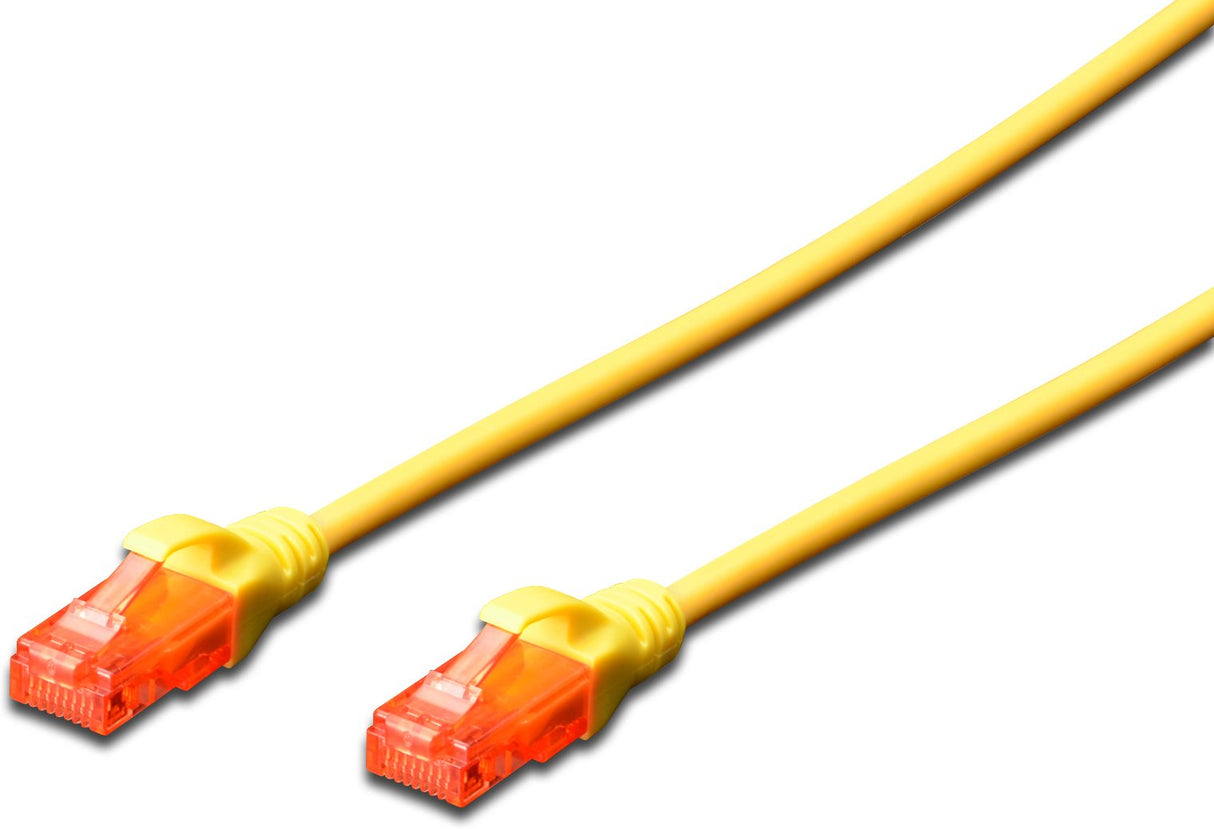 Cable Red Ewent Latiguillo Rj45 Utp Cat6 3m Amarillo