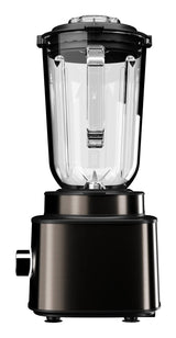 Batidora De Vaso Profesional Aiwa Saberu Atb-2500 2500w 6 Programas Jarra Cristal 1.5l Color Negro