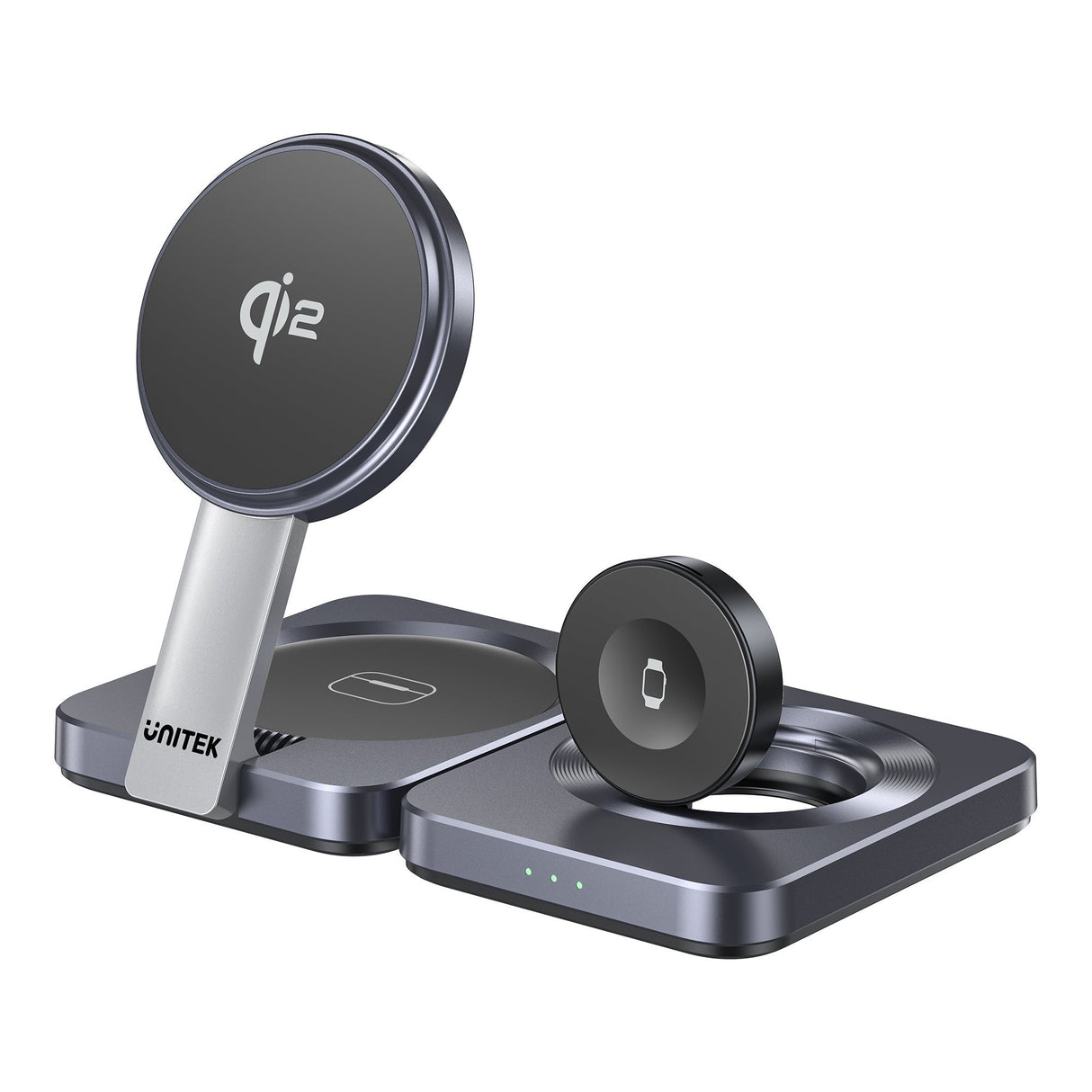EAN 4894160055514 - UNITEK P1300AGY01 cargador de dispositivo móvil Auriculares, Smartphone, Reloj inteligente Gris USB Carga imagen 1