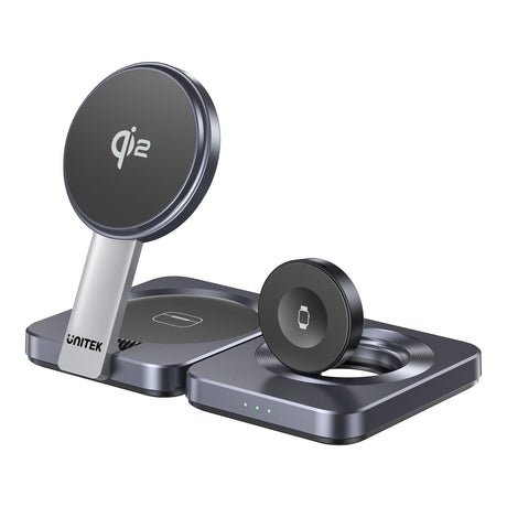 EAN 4894160055514 - UNITEK P1300AGY01 cargador de dispositivo móvil Auriculares, Smartphone, Reloj inteligente Gris USB Carga imagen 1