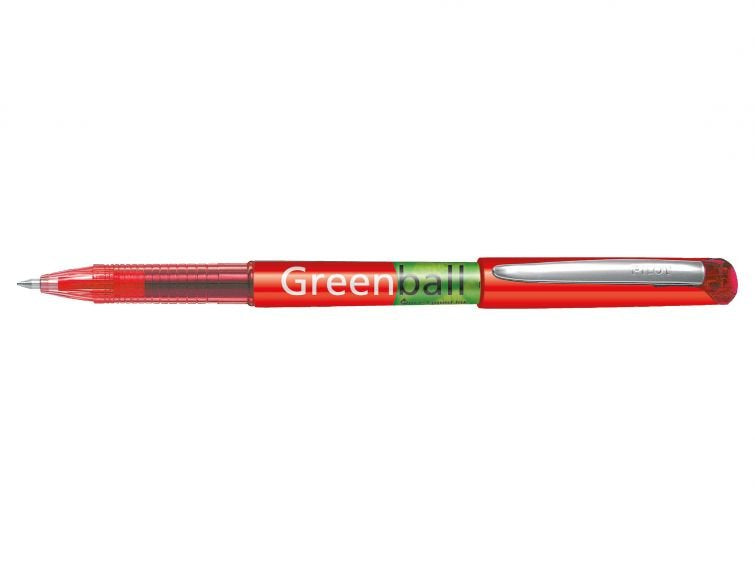 Pilot Roller Green-Ball 0,7 Begreen Tinta Líquida Rojo