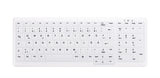 Cherry Ak-C7000 Teclado (Aleman) Higiénico Inalámbrico Desinfectable Con Campo Numérico Blanco
