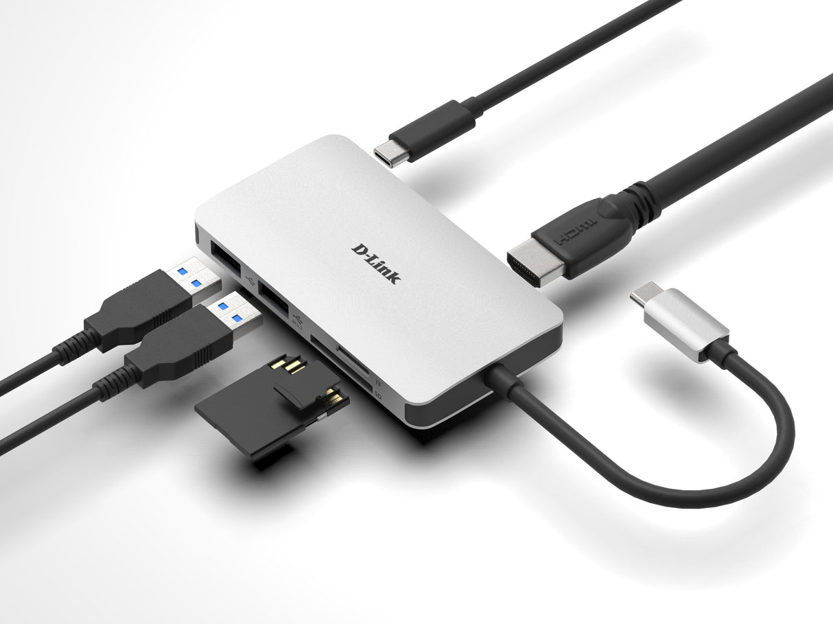 EAN 0790069450464 - D-Link DUB-M610 base para portátil y replicador de puertos Alámbrico USB 3.2 Gen 1 (3.1 Gen 1) Type-C Alu imagen 5