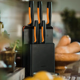 Fiskars 1057554 Design-Messerblock Con 5 Messern