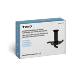Tooq Soporte Universal De Techo Para Proyector - Inclinable Y Giratorio - Peso Max 10kg - Negro