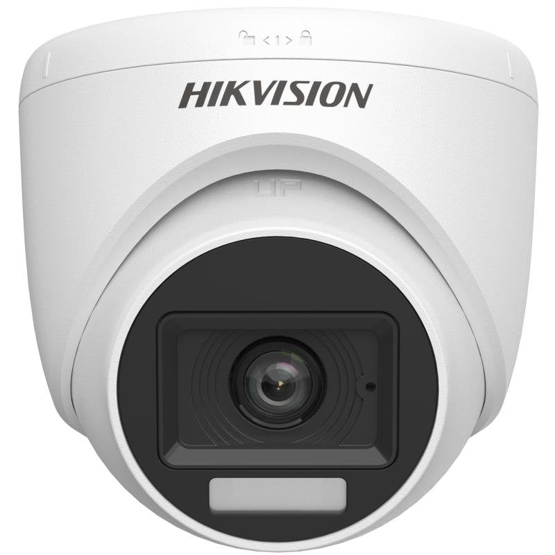 Hikvision Ds-2ce76u0t-Lpf(2.8mm) Cámara Turret Fija 4k Con Luz Híbrida Inteligente