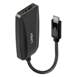 EAN 4002888433372 - Lindy 43337 adaptador de cable de vídeo 0,13 m USB Tipo C DisplayPort Negro imagen 1
