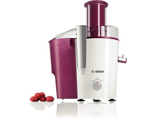 EAN 4242002812090 - Bosch MES25C0 exprimidor Licuadora centrífuga 700 W Cereza (fruta), Transparente, Blanco imagen 5