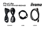 Iiyama Te7514mis-B2ag, Pantalla De Gran Formato Negro (Mate)