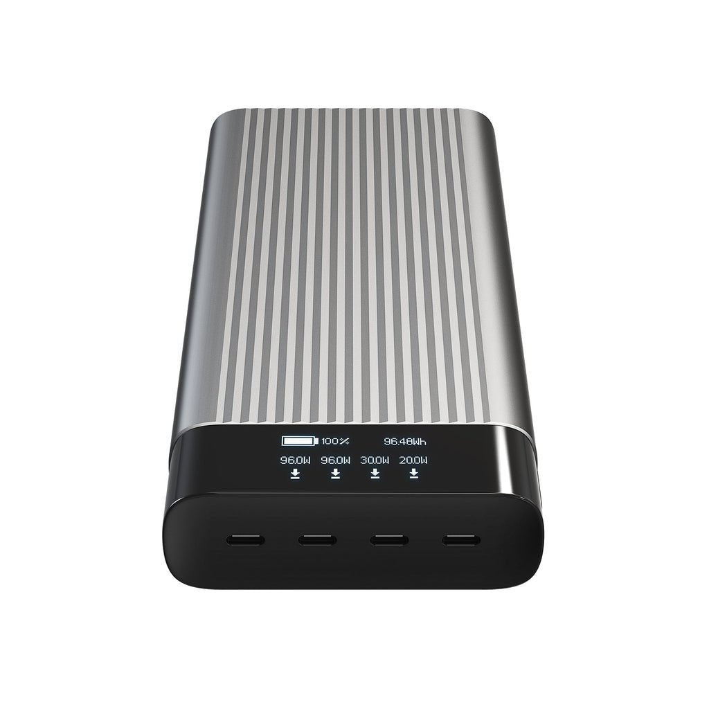 Hyperjuice Hj245bl Usb-C 27000 Mah 245 Vatios Pd 2.0 Pd 3.0 Qc 2.0 Qc 3.0 Apple 2.4a Qualcomm Quick Charge 4.0+ 4 Conectores De Salida (4 X Usb-C)