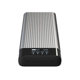 Hyperjuice Hj245bl Usb-C 27000 Mah 245 Vatios Pd 2.0 Pd 3.0 Qc 2.0 Qc 3.0 Apple 2.4a Qualcomm Quick Charge 4.0+ 4 Conectores De Salida (4 X Usb-C)